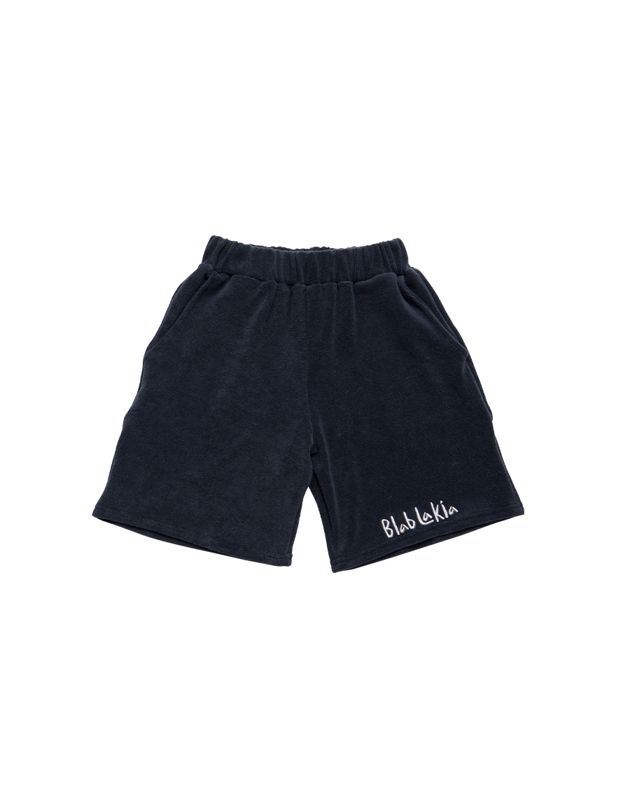 [CARRY OVER] LOGO TERRY SHORTS_NAVY